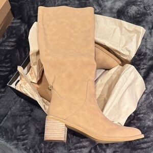 Vici Tan Heeled Boots